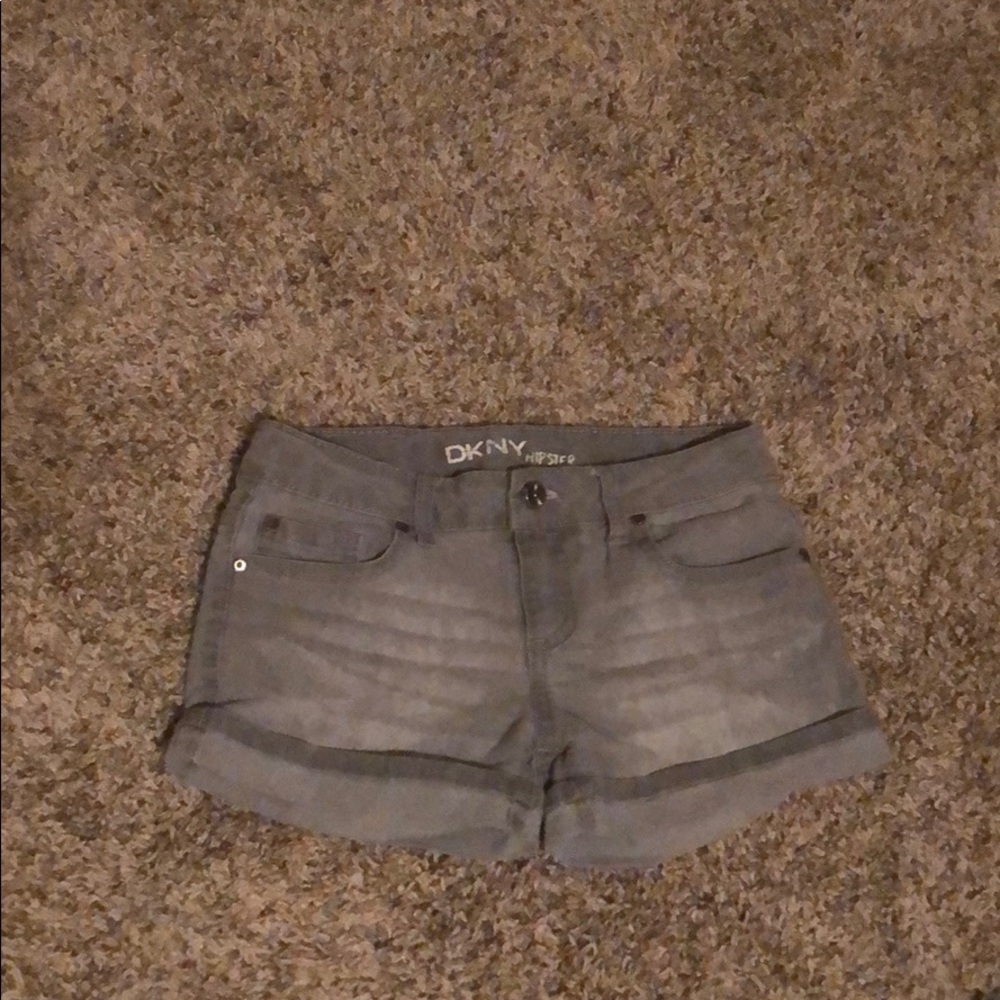 Grey jean short size 10 in kids